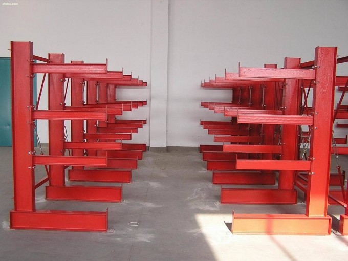 Heavy Duty Pipe Steel Cantilever Rack for Warehouse Storage Image1