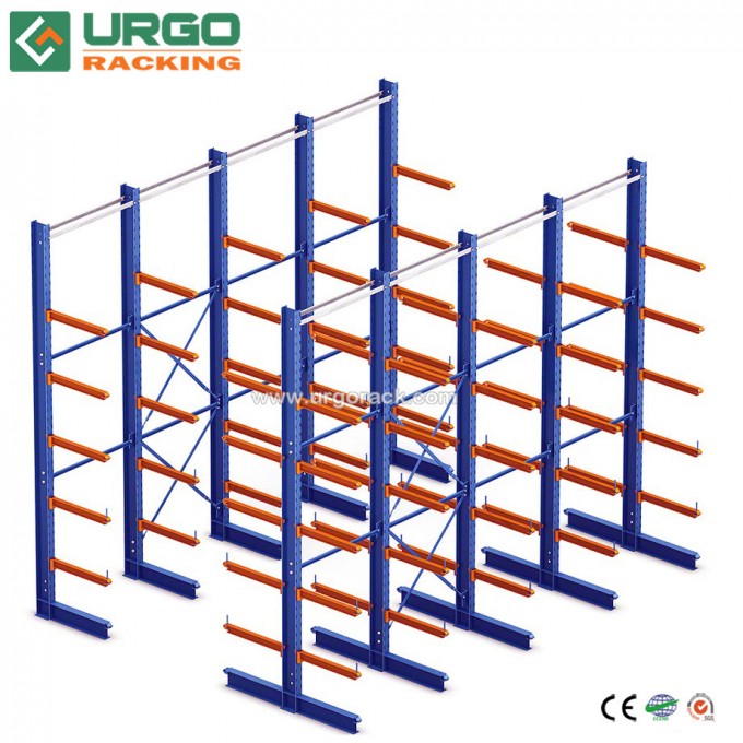Heavy Duty Powder Coated Cantilever Rack/Steel Plate Storage Rack Image1