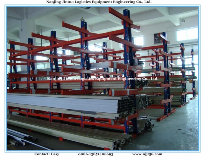 Warehouse Drive in Mezzanine Floor Arm Cantilever Racking Image1