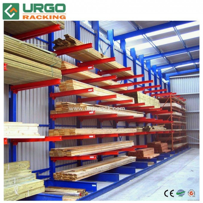 Single Faced Steel Storage Heavy Duty Cantilever Rack for Industrial Image1