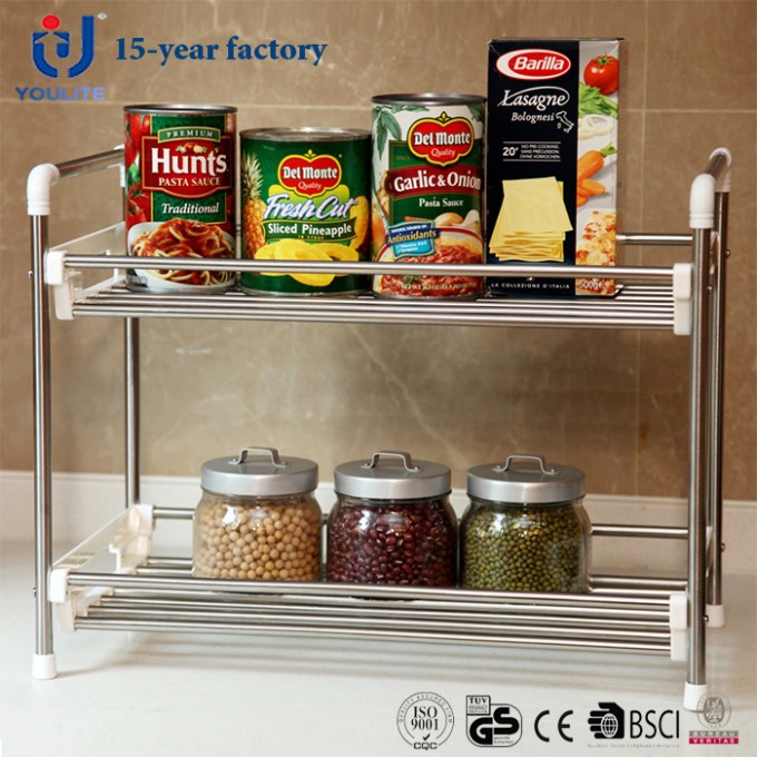 Stainless Steel Kitchen Storage Rack Image1