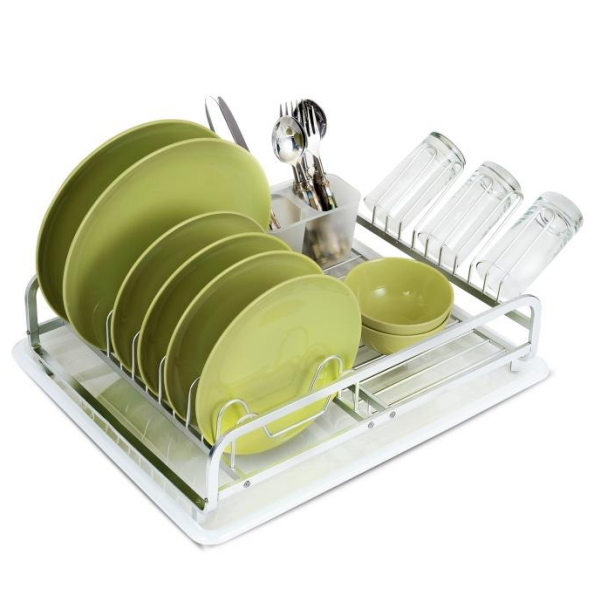 Kitchen 2 Layers Sundries Stainless Steel Shelf /Removable Storage Rack Image1