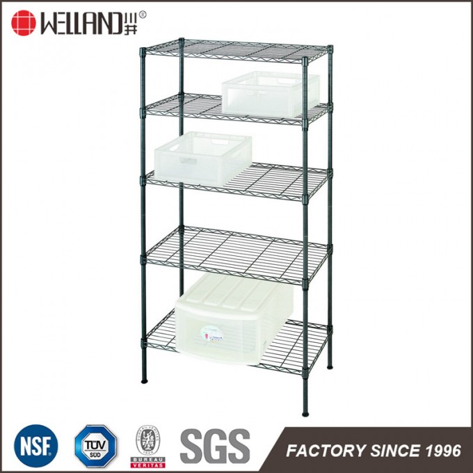 High Quality Epoxy 5 Tiers Light Duty Steel Storage Rack Image1