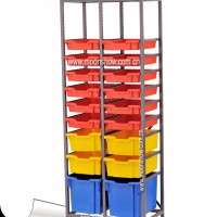 Steel Shelf Storage Rack for Moonshow Hotel Furniture