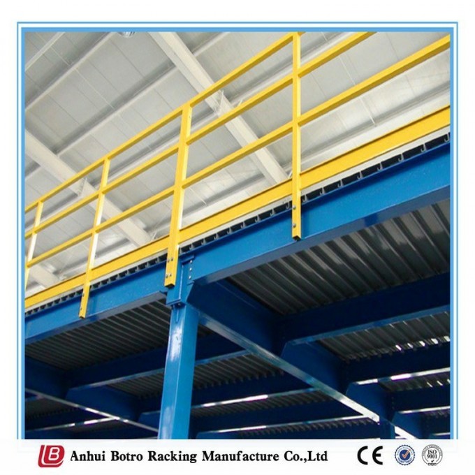 China Warehouse Storage Industrial Mezzanine Steel Structure Garret Rack Image1