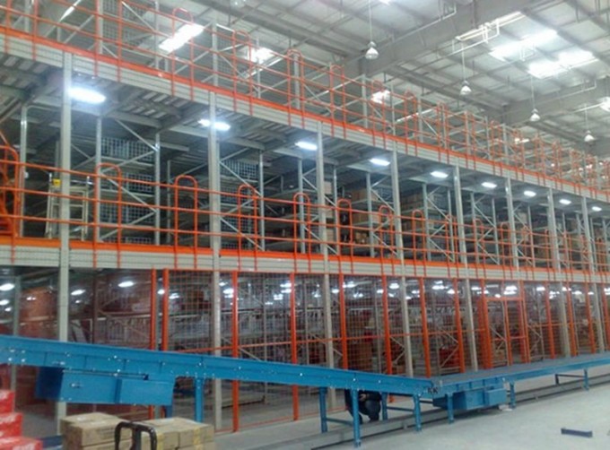 Q235B Steel Shelving Rack Supported Storage Mezzanine System/Storage Rack Image1