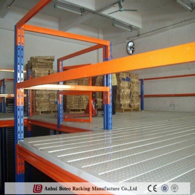 China Storage Q235 Steel Structure Garret Rack Image1