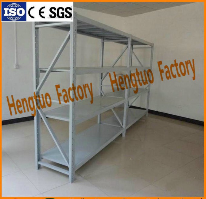 High Quality Steel Warehouse Light Duty Slotted Angle Storage Racking Image1