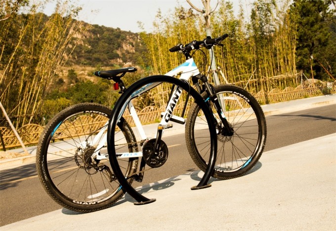 Outdoor Bike Storage Solutions Universal Bike Rack Hoops Image1