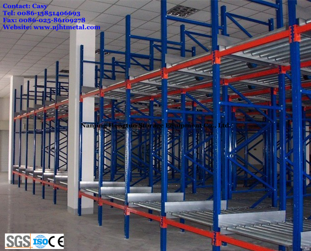 Heavy Duty Gravity Dynamic Live Roller Rack for Warehouse Storage Image1
