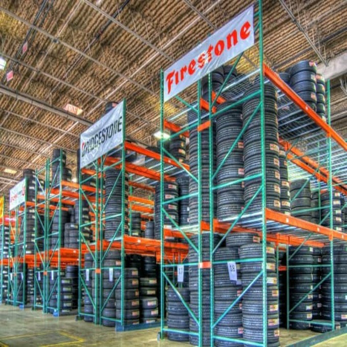 Powder Coating Tyre Pallet Rack Image1