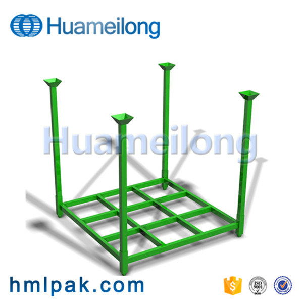 China Factory Direct Heavy Duty Mobile Collapsible Matel Tire Storage Rack Image1