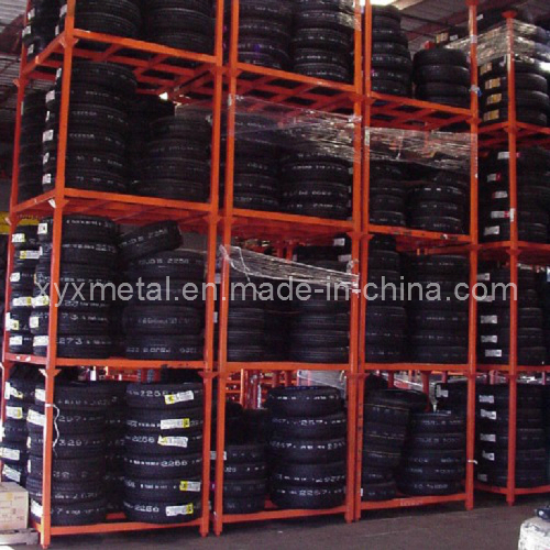 Foldable and Stackable Wharehouse Horizontal Storage Tire Rack Image1