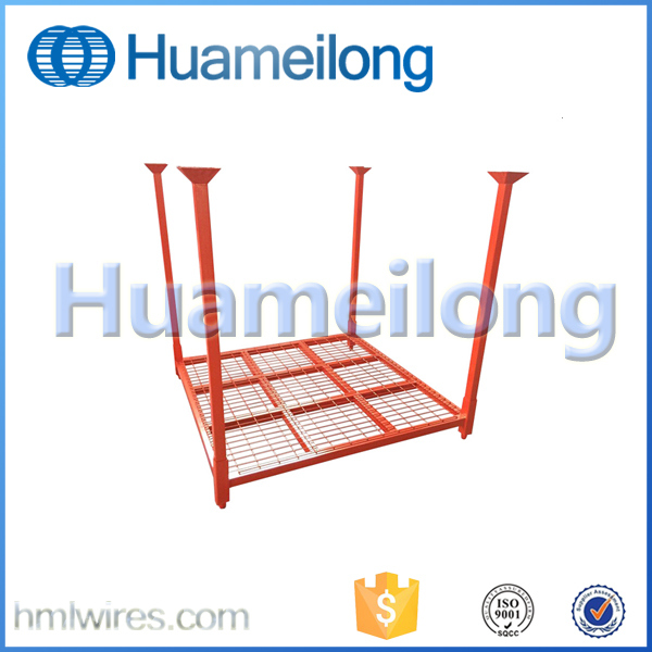 Steel Post Tyre Storage Racks with Mesh Base Image1