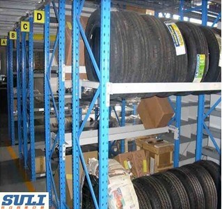 4s Auto Store Tire Rack Warehouse Tyre Shelf Image1