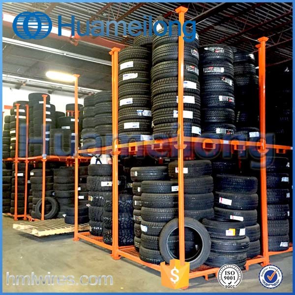 Stackable Steel Storage Tyre Stacking Racks Image1