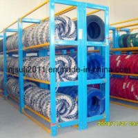 Industrial High Load Capacity Foldable Tire Rack Storage Shelving