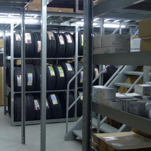 2018 Warehouse Shelves with ISO9001& Ce/Auto Parts Warehouse Shelves Tire Racks Storage Image1