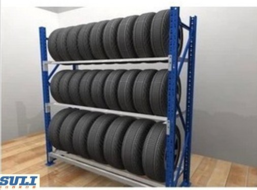 Auto 4s Shop Parts Multi-Tier Tyre Shelving for Storage Image1