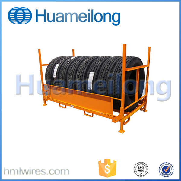Powder Coating Steel Truck Tyre Storage Rack Image1