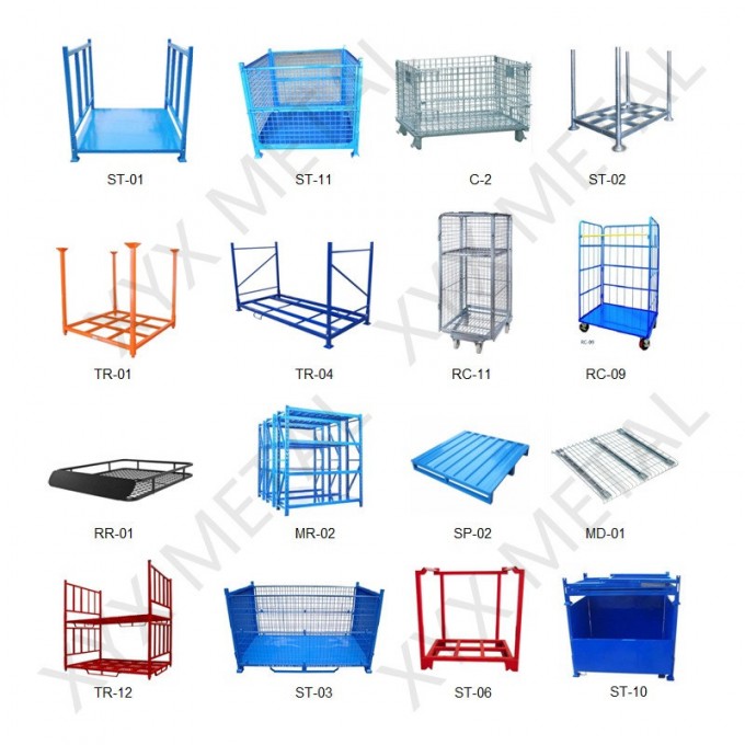 Stacking Tiers Tyre Metal Stacked TBR Truck Tire Steel Racks Image1