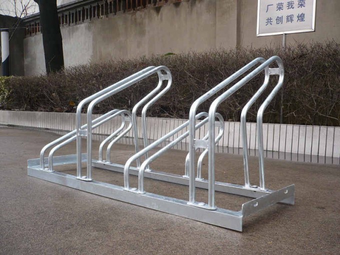 Hot-Galvanized Bike Parking Racks Image1