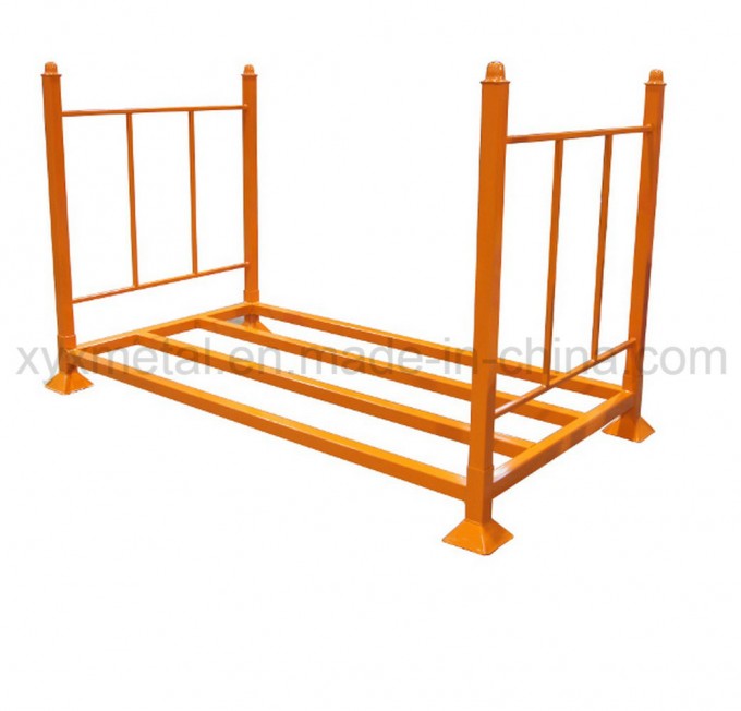 Folding Metal Stackable TBR Truck Tire Steel Rack Image1