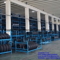 Stacking Tyre Rack with Wire Mesh for Light Truck Tires