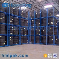 China Folding Best Price Warehouse Mobile Nestable Portable Tire Racking
