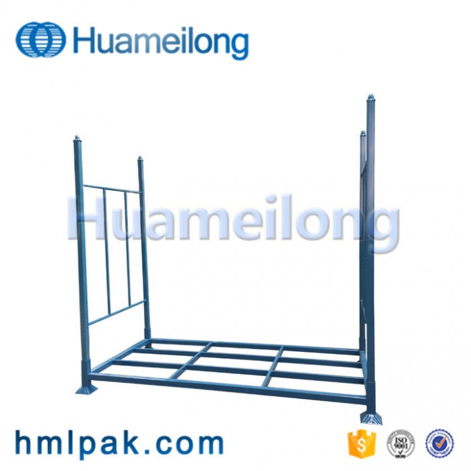 Warehouse Mobile Spare Galvanized Auto Car Tire Rack for Fabricated Image1