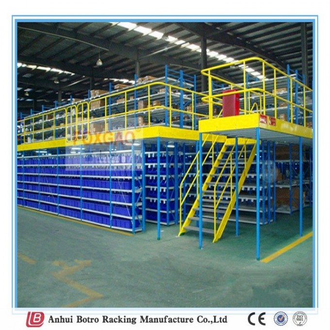 Storage Mezzanine Floor Rack, Warehouse Solutions with High Capacity Image1