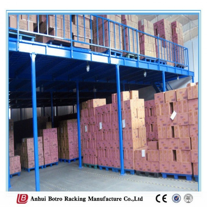 ISO9001 Approved Nanjing China Steel Construction Multi-Level Mezzanine Shelf Rack Image1