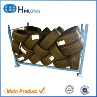 Collapsible Metal Welded Tire Racks for Good Sale