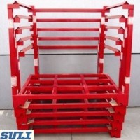 Foldable Steel Heavy Loading Plate Stacking Tire Racks