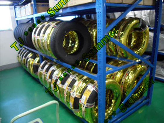 Heavy Duty Truck Tire Foldable Tyre Rack Image1