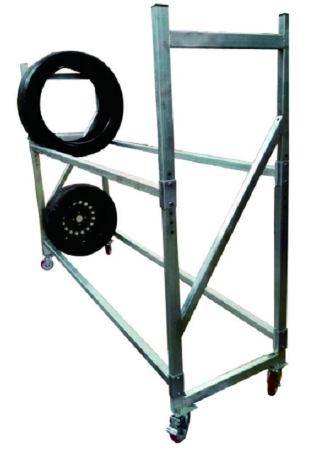 Tire Storage Shelf for Tire Shops Image1