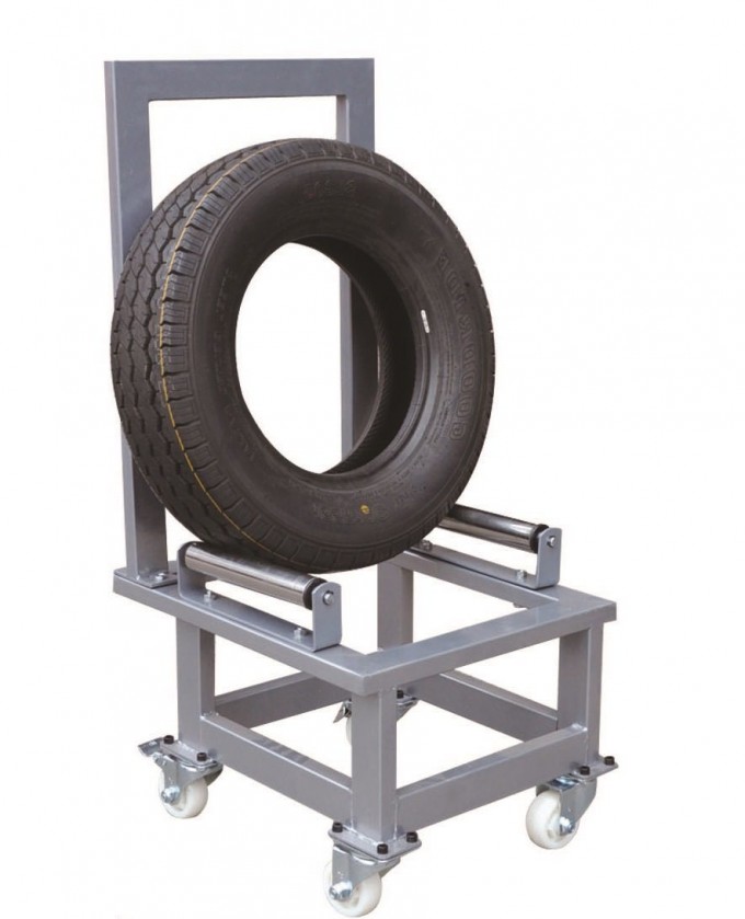 One Tire Holding Storage Rack for Tire Change Shops Image1