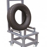 One Tire Holding Storage Rack for Tire Change Shops
