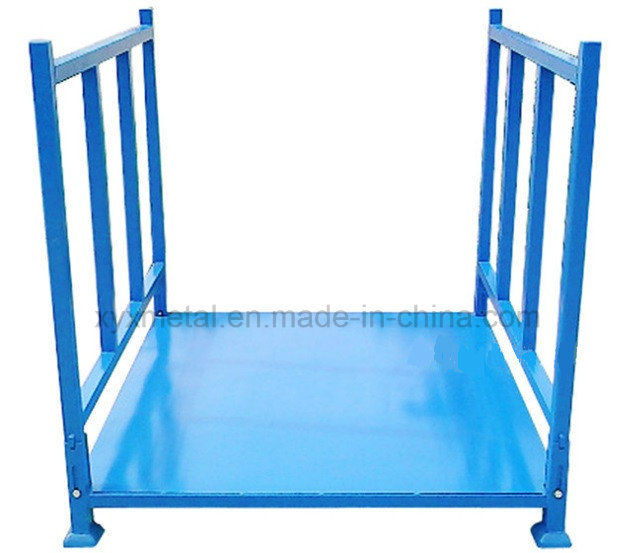 Foldable Stillage Steel Warehouse Stacking Tire Storage Folding Shelving Image1