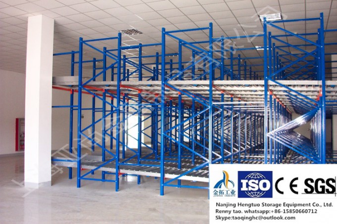 Flow-Through Racking for Warehouse Storage Solutions Image1