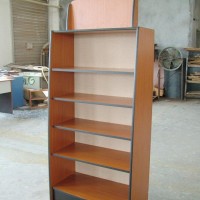 Customized MDF Wooden Wine Display Rack