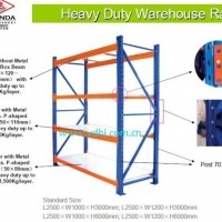 Warehouse Adjustable Heavy Duty Steel Selective Storage Pallet Rack