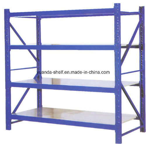 Selective Warehouse Pallet Rack Structural Upright with Long Beams Image1