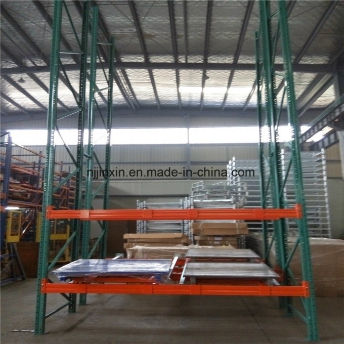 Cold Room Storage Steel Multi Trolley Push Back Racking (EBILMETAL-PBR) Image1