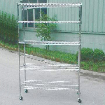 Wire Steel Rack for Display with Wheels (SLL0818) Image1