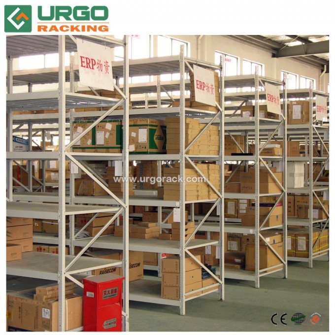 Warehouse Selective Steel Shelves Rack Industrial Storage Medium Duty Racking Image1