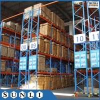 New P80*60mm 750kg Warehouse Heavy Duty Pallet Rack