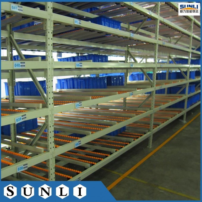 Warehouse Gravity Self Slide Rack Image1