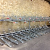 Two Tier Double Decker Cycle Parking Rack