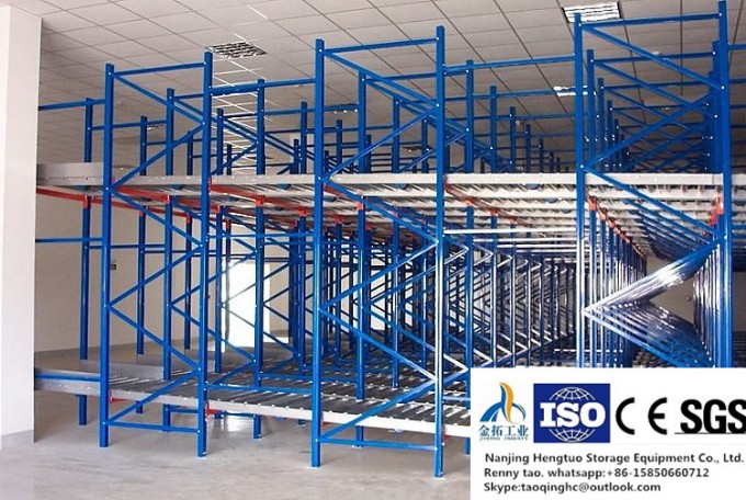 Used Pallet Flow Racking for Warehouse Storage Image1